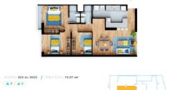 Venta departamento de 67 m2 3 dorm Cocheras disponibles